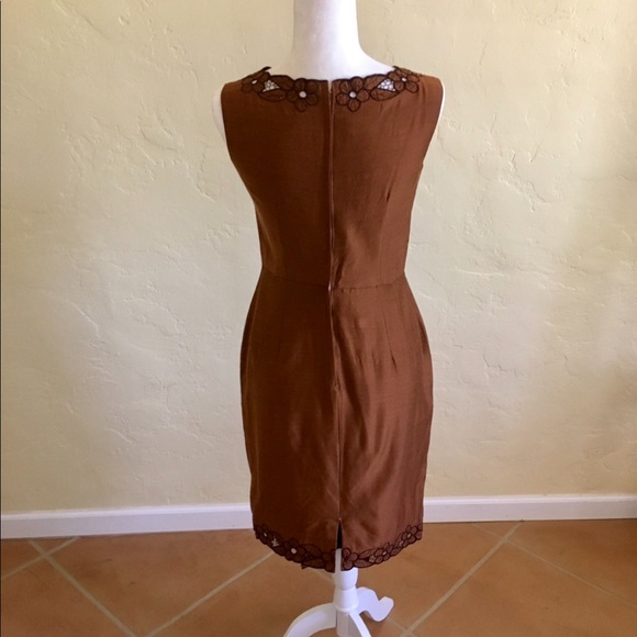 [VTG] Bronze Sheath Dress - Picture 4 of 5